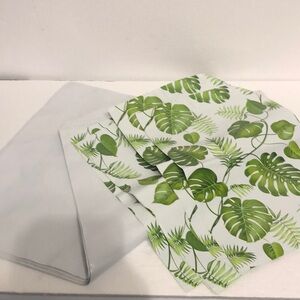 Leaf Print Poly bundle of 15 (14 x10 and 22 x14)